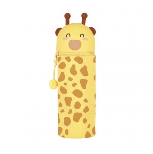 Legami Kawaii 2-In-1 Soft Silicone Pencil Case - Giraffe