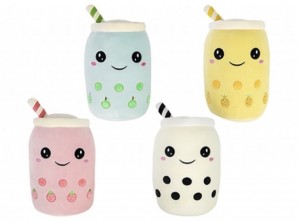 Boba Bubble Tea Plush 10cm (One Colour Chosen at Random)