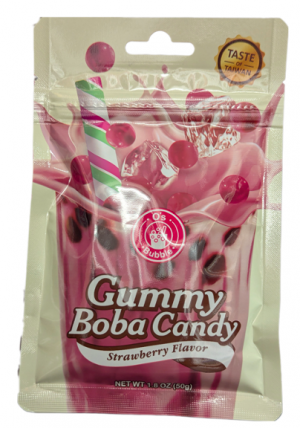 OB Gummy Boba Candy Strawberry 50g