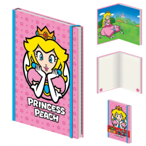 Super Mario - A5 Wiro Premium Notebook - Peach