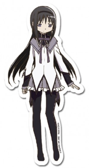 Puella Magi Madoka Magica - Homura Sd Die Cut - Sticker