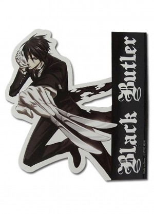 Black Butler - Battle Sebastian Michaelis Die Cut - Sticker