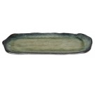 Yamasaku Organic Glassy Green Plate 36x16.7x2.1cm