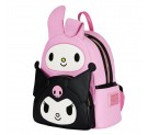 Loungefly Sanrio My Melody Kuromi Double Pocket Mini Backpack 2