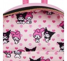 Loungefly Sanrio My Melody Kuromi Double Pocket Mini Backpack 4