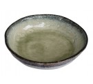 Yamasaku Organic Glassy Green Dish 18.8x4.2cm