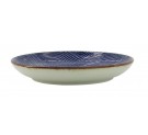 Seigaiha Blue Plate 15.8x2.5cm 1