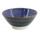 Seigaiha Blue Bowl 17.3x7.8cm 750ml 1