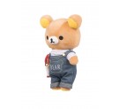 San-X Rilakkuma Plush Rilakkuma Bear Overalls - Going Out 15 Inches 4
