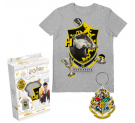 Harry Potter - T-Shirt Gift Set (T-Shirt + Keychain) - "Hufflepuff" 1